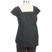 Maternity Square-Neck Cap-Sleeved Top