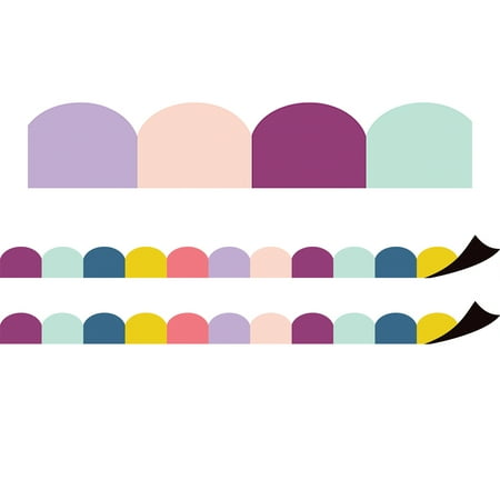 UPC: 0194629120307 | Teacher Created Resources Oh Happy Day Scalloped Magnetic Border 24 Feet Per Pack 2 Packs