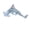 1pc, variant on 3D Printed Hammerhead  Silver Shark Figurine Abstract Home Office Decor Gift, Modern 3D printed hammerhead sculpture, safe PLA material,  abstract design for desk shelf decor