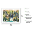 thumbnail image 2 of Koolau Cove - Oahu Hawaii - Koolau Mountain Range - From an Original Hawaii Watercolor Painting by Peggy Chun - Fine Art Rolled Canvas Print 20in x 26in, 2 of 4