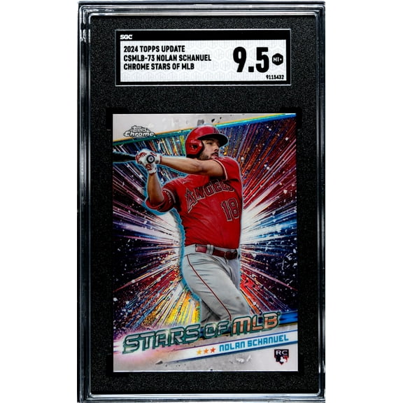 2024 Topps Update #CSMLB-73 Nolan Schanuel Chrome Stars Of MLB SGC 9.5