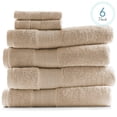 thumbnail image 2 of Set de 6 Toallas de Baño Hearth & Harbor 100% Algodón Peinado, 2 of 8
