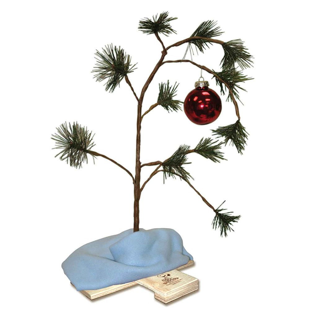 Product Works 24Inch Peanuts Charlie Brown Christmas Tree With Linus