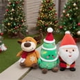 thumbnail image 6 of Cartoon Christmas Snowman Christmas Tree Pillow Gingerbread Doll Sofa Cushion Holiday Decoration - 23cm Plush Cushion for Home Decor, 6 of 6