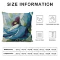 thumbnail image 5 of SHANXI Throw Pillow Covers Retro Flowers Vintage Print Cushion Cover Soft Pillow Cases for Home Sofa Bed Chair Car Office Decorative 12x12in, 5 of 5