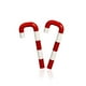 thumbnail image 1 of LEGO Holiday Xmas Accessory - Set of Two Candy Canes (Use as Tree Ornaments) 2019, 1 of 4
