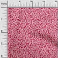 thumbnail image 1 of oneOone Viscose Chiffon Fabric Leaves & Floral Block Print Fabric BTY 42 Inch Wide, 1 of 4