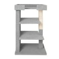 thumbnail image 4 of Naomi Home Multi-Level Cat Tree Wooden Furniture, Cat Tower for Large, Small, Little Cats-Color: Terracotta, 4 of 6