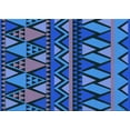 thumbnail image 1 of Ahgly Company Indoor Rectangle Patterned DodgerBlue Area Rugs, 2' x 4', 1 of 6