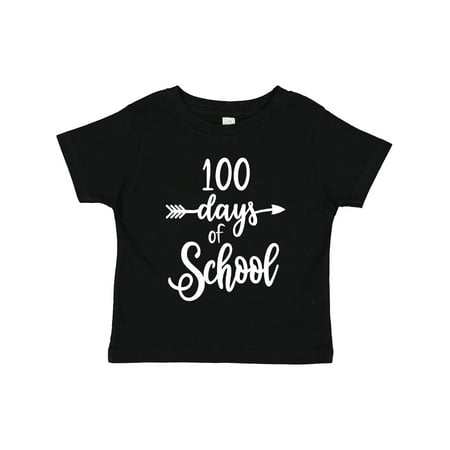

Inktastic 100 Days of School with Cute Arrow Gift Toddler Boy or Toddler Girl T-Shirt