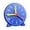 Blue, variant on Kids Educational Learning Clock with Movable Hands, 12/24 Hour Time Teaching Clock Toy for Preschool Early Time Cognition, Classroom Home Learning Aid for Children