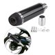 thumbnail image 3 of Tubo Silenciador De Escape 51mm Universal Moto Modificado Real, 3 of 7