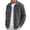 Gray, variant on FchengtaiS Men's Corduroy Button Down Shackets Lapel Collar Long Sleeve Textured Shirts Jacket Fashion Casual Daily Outerwear