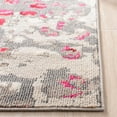 thumbnail image 4 of SAFAVIEH Madison Candelario Abstract Polka Dots Area Rug, Grey/Red, 2'2" x 4', 4 of 8