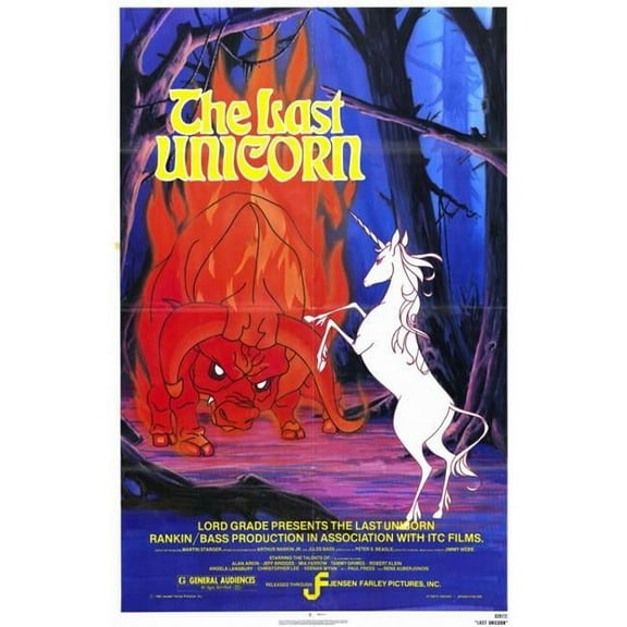 Pop Culture Graphics The Last Unicorn Movie Poster - 11 x 17