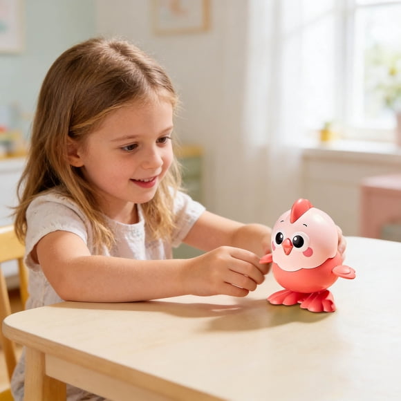 Decoration Wind Up Funny Interactive Cute Jumping Chicken Wind Up Animals Wind Up For Use Kids Animal Wind Ups For Home Travel