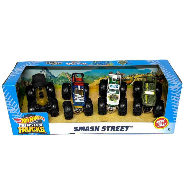 Hot Wheels Monster Trucks Smash Street Loco Punk Gutter