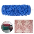thumbnail image 3 of 5" Embossed Paint Roller Sleeve Wall Texture Stencil Brush Pattern Decor 095Y, 3 of 17