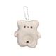 thumbnail image 4 of Llavero de peluche para mujeres y niñas, adorable muñeco de peluche, llavero con chirriador. Blanco, 4 of 9