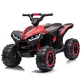 thumbnail image 1 of VOLTZ TOYS 12V ATV Off-Road Ride-On Car for Kids, Electric 4-Wheeler Motorized Quad Toy Vehicle with High/Low Speed Switch, LED Headlights & MP3 Player, Red, 1 of 6