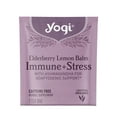Yogi Tea Elderberry Lemon Balm Immune Plus Stress, Organic Tea Bags, 4