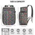 thumbnail image 3 of Travel Cooler Bag - Dachshund Footprint Camping Beer Cooler Backpack with Bottle Opener- Waterproof Insulated Picnic Backpacks - Cooler Bag for Beach, 3 of 6
