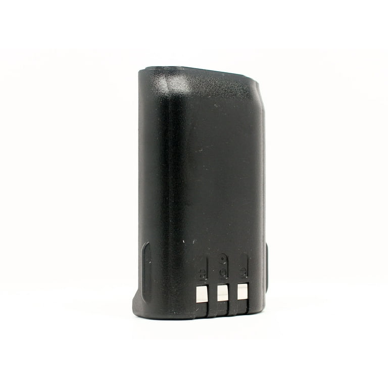 2-Pack Icom IC-A24E Replacement Batteries + Charger | 1600mAh NI-MH For Two-Way Radios