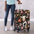 thumbnail image 4 of HELLHERO Cow Flowers Cute Long Lasting Luggage Cover for Adults, All Size Soft Anti Dust Travel Baggage Cover, 4 of 7