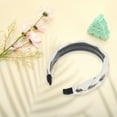thumbnail image 6 of Unique Bargains 1 Pc Cute Twists Gypsophila Headbands for Women White, 6 of 6