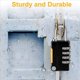 thumbnail image 5 of 4 Uds. Candado con Combinación de Números de 4 Dígitos, Candado Impermeable para Exteriores, Cerradura Codificada de Seguridad para Maletas y Equipaje, 5 of 7