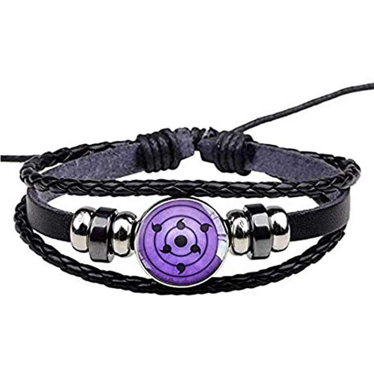 Rinnegan - Naruto Inspired - Horn Button - Court Purple/Black – Viilante USA
