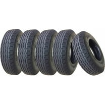 Set 5 ZEEMAX Heavy Duty Trailer Tires 7-14.5 12 Ply Load Range F