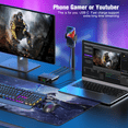thumbnail image 5 of DiamondTiger HDMI Capture Card for Streaming and Recording - 4K@60HZ, 1080P@240HZ,HDR VRR Passthrough Near-Zero Latency Video Capture Card for PS5, Xbox Series X/S, Nintendo in OBS™, Twitch,YouTube, 5 of 7