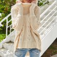 thumbnail image 4 of Fesfesfes Women Sweaters Casual Cable Pullover Bat Sleeve Loose Women Sweaters Turtleneck Sweater Plus Size $10, 4 of 9