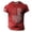 Red, variant on YNGKMEA Shirts for Men Crewneck Short Sleeve Tshirts Fashion Casual Retro Printed Street Track Tops for Everyday Wear