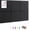 Black, variant on Large Cork Board 36" x 24", 6 Pack Felt Wall Tiles with Colored Pushpins, Bulletin Board with Removable Self-Adhesive Strips, Pin Board Cork Boards for Walls Office Home-Light Gray