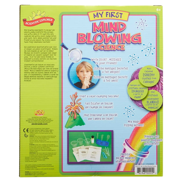Scientific Explorer My First Mind Blowing Science Experiment Kit 11 Mind Blowing Science Activities and Experiments Ages 6