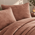 Terracott Quilt Pattern Striped Quilt Set King Size Terracotta Clay - Walmart.com