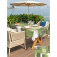 thumbnail image 4 of Outdoor Tablecloth with Umbrella Hole and Zipper, Sage Green Abstract Rectangle Table Cloth 60x102 Inch Waterproof Tablecloth, Modern Mottled Art Oil Painting Picnic Table Cover for Patio Camping, 4 of 7