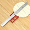 thumbnail image 5 of 45/90 Degree Right Angle Line Gauge Carpenter Center Finder Carpentry Aluminum Center Scribing Ruler, 5 of 5
