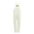 thumbnail image 4 of Winter Overalls For Women Fuzzy Jumpsuit Spaghetti Strap Wide Leg Overalls Cozy Jumpsuit With Pockets Long Elegant Women's Jumpsuits Denim Jumpsuit Woman S Jump Suit Womens Rompers Dressy Elegant, 4 of 5