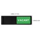 thumbnail image 4 of 2 tarjetas de estado de uso de puerta corrediza, indicador deslizante, señal de privacidad, vacante, ocupado, oficina vacante/ocupada, 4 of 6