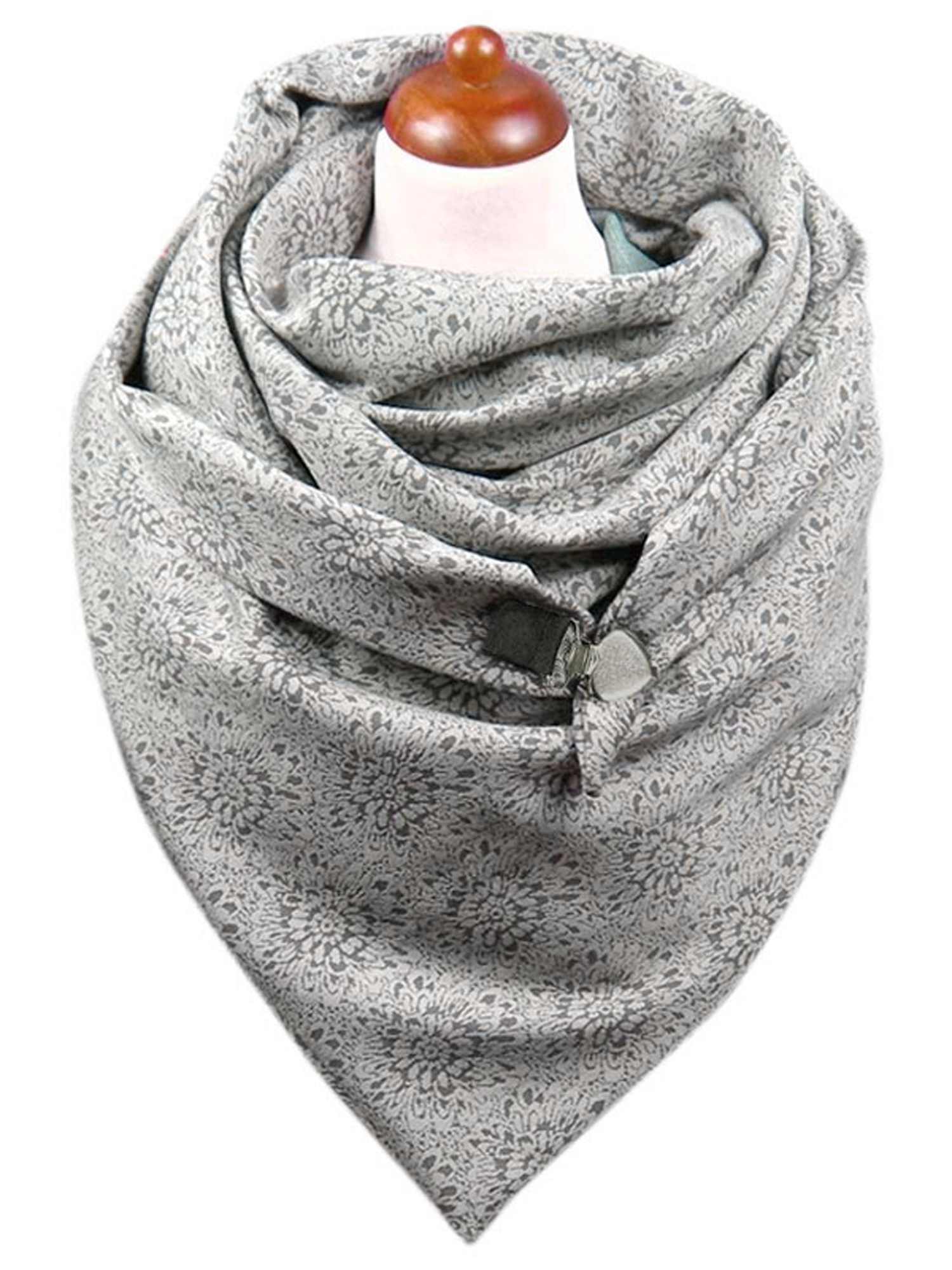Wodstyle Women's Fashion Floral Winter Neck Warmer Wrap Soft Casual Shawl Scarves Walmart