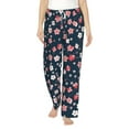thumbnail image 2 of Lsque Cherry Blossoms Print Women's Pajama Pants, Lounge Pant - Comfortable Home Wear,Elastic Waistband, Stylish Design-XX-Large, 2 of 9