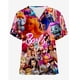 thumbnail image 4 of Uniforme médico estampado de princesa Barbie, accesorios de enfermera para mujer, uniforme clínico, uniforme de trabajo dental, spa veterinario froste, 4 of 5