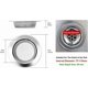 thumbnail image 2 of Kitchen Sink Strainer, Stainless Steel Sink Strainer, Kitchen Sink Grid, Thicker, Outer Diameter 112mm / 4.4 Inch(Large Size), 2 of 4