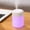 White, variant on FAMTKT Portable Desk Humidifier, Cool Mist Humidifier, Small Humidifier for Home Bedroom Office, Plants, Colorful Night Light Function, Air Humidifier