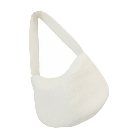 Pet Cat Bag Small Dog Carrier Sling Swaddle Cross Body Travel White