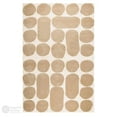 thumbnail image 4 of Hand Tuft Area Rug, Beige Wool Carpet, 9x13 Geometric rug, Bed, Living room, 4 of 10