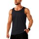 thumbnail image 1 of Camiseta sin mangas TACVASEN para hombre, algodón, de secado rápido, negra, para gimnasio, talla S, 1 of 6